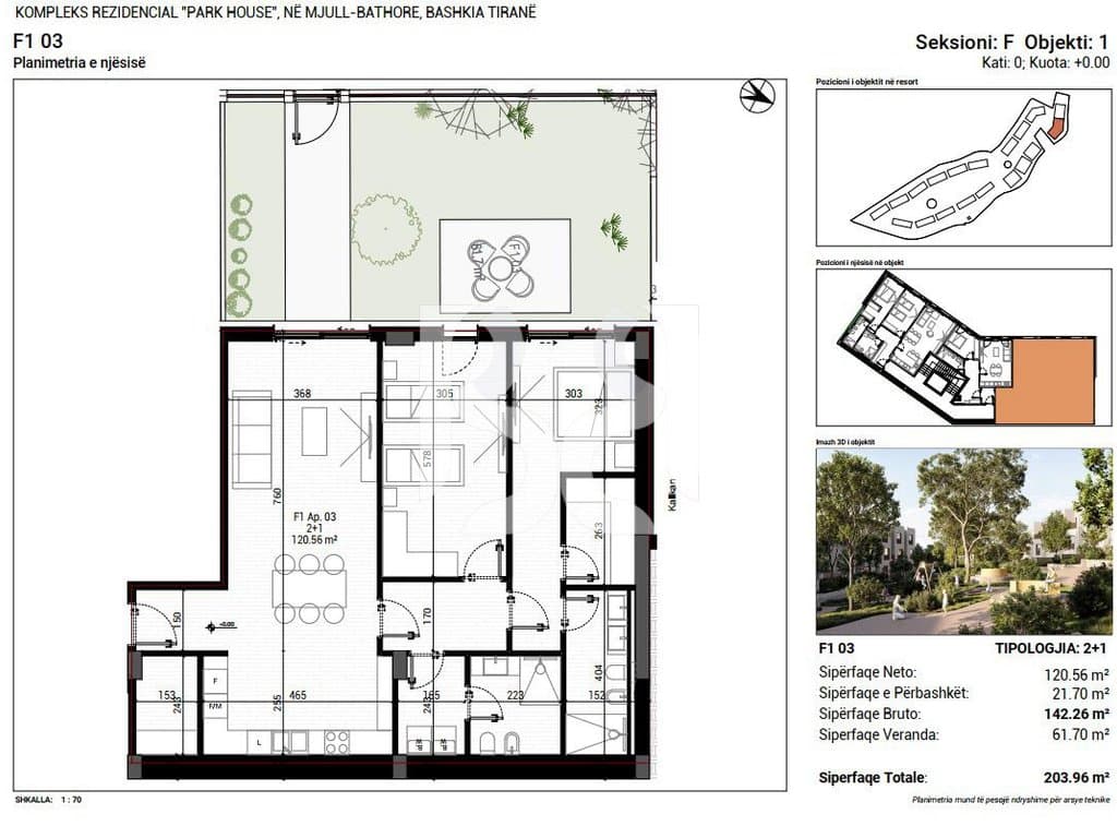 SHITET APARTAMENT 2+1 NË REZIDENCËN PARK HOUSES - QETËSI DHE STANDARDE PREMIUM PRANË TIRANËS 4