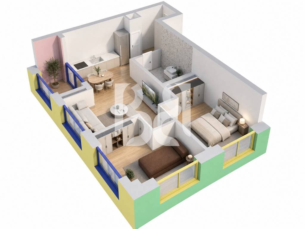 APARTAMENT 2+1 PER SHITJE NE NAYA RESIDENCE 2