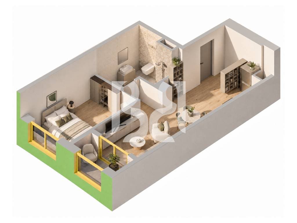 APARTAMENT 1+1 PER SHITJE NE NAYA RESIDENCE 3