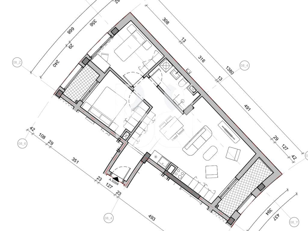 SHITET APARTAMENT 2+1 NE REZIDENCA BALLADA LIQENI I FARKES 3