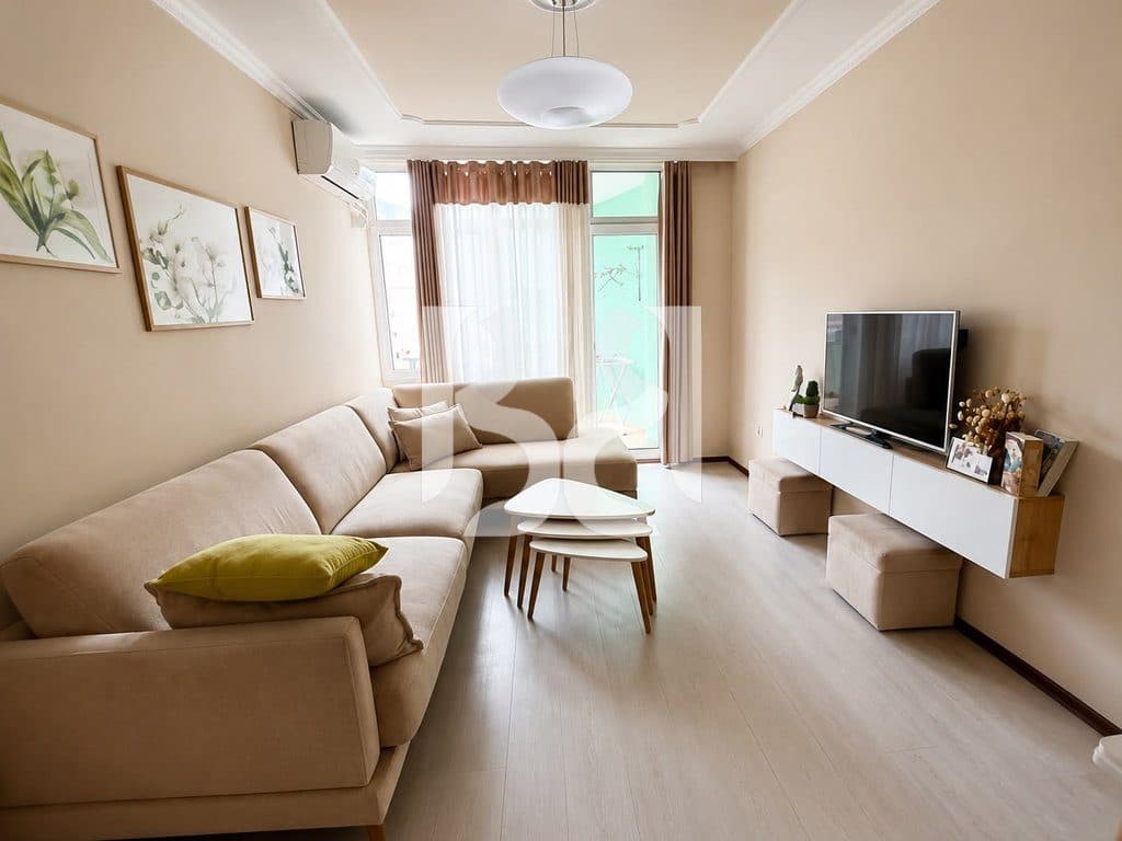 Apartament 2+1 me Qira në Komunën e Parisit | I Mobiluar | Kati 6 | 2 Ashensorë | 75,000 Lekë
