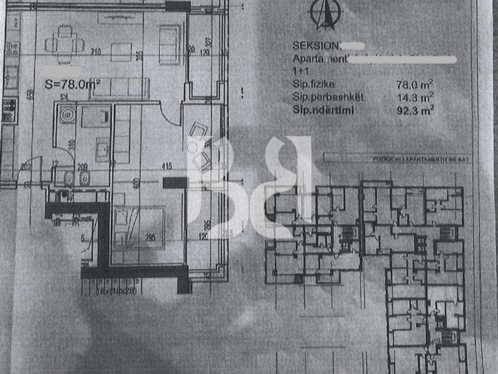 APARTAMENT 1+1 NE SHITJE, RESIDENCA POSEIDON, VLORE* 3