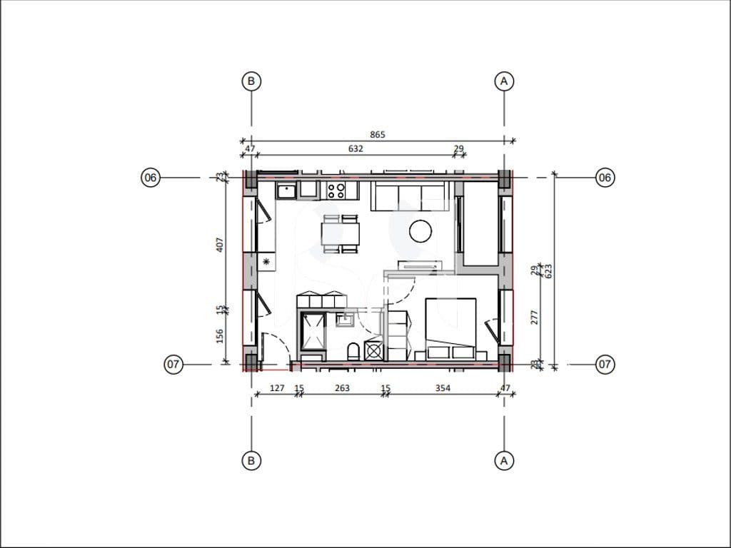 SHITET ME KREDI DERI NE 80% APARTAMENT 1+1 NE REZIDENCA NOKIA* 4
