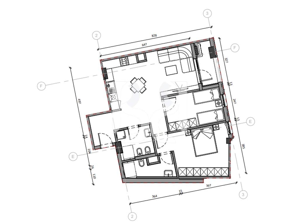APARTAMENT 2+1+2 NE SHITJE REZIDENCA KAIMI** 3