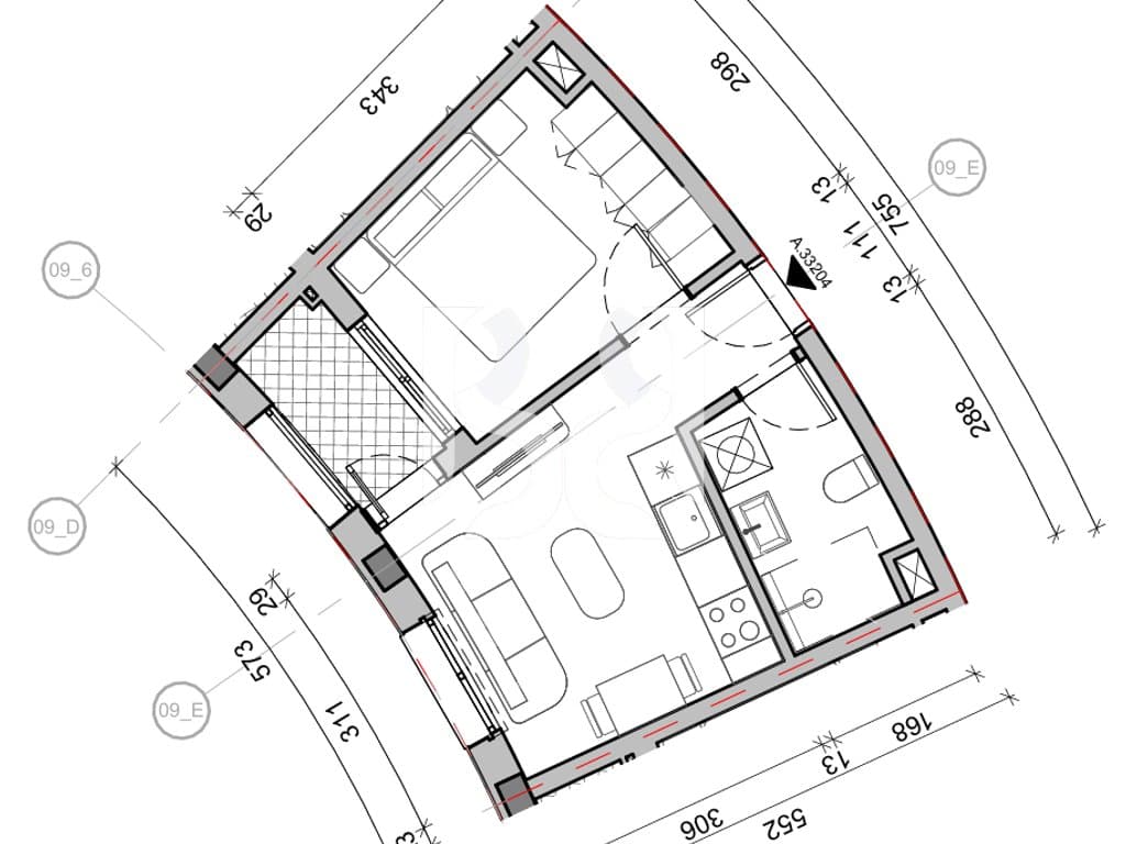 SHITET APARTAMENT 1+1 NE REZIDENCA BALLADA LIQENI I FARKES 3