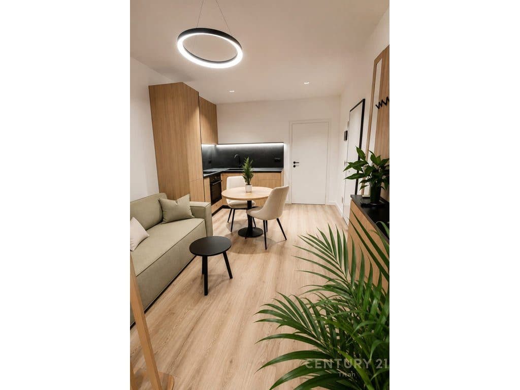 Jepet me qira Apartament Modern 1+1 te Kopshti Zologjik