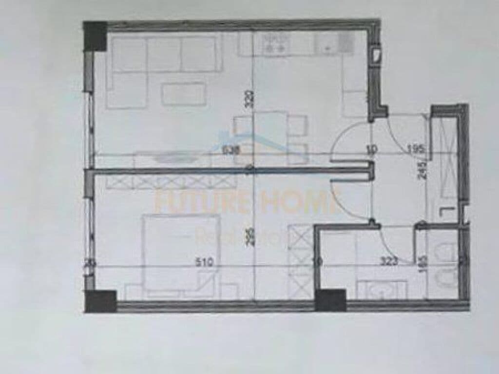 Në shitje, Apartament 1+1, Kompleksi Aluna 1, Paskuqan 3