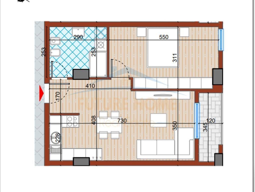 Në shitje, Apartament 1+1, Kompleksi UrbanVista Tiranë, Don Bosko