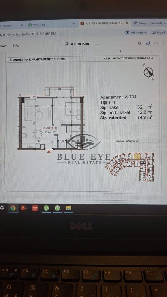 STUDIO PËR SHITJE – TIKTAALIK RESIDENCE ,QERRET, DURRËS 2