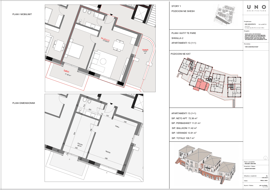SHITET APARTAMENT 1+1 ME PAMJE DETI NË 6STORIES
Zbuloni Thelbin e Jetesës Luksoze në Dhërmi! 2