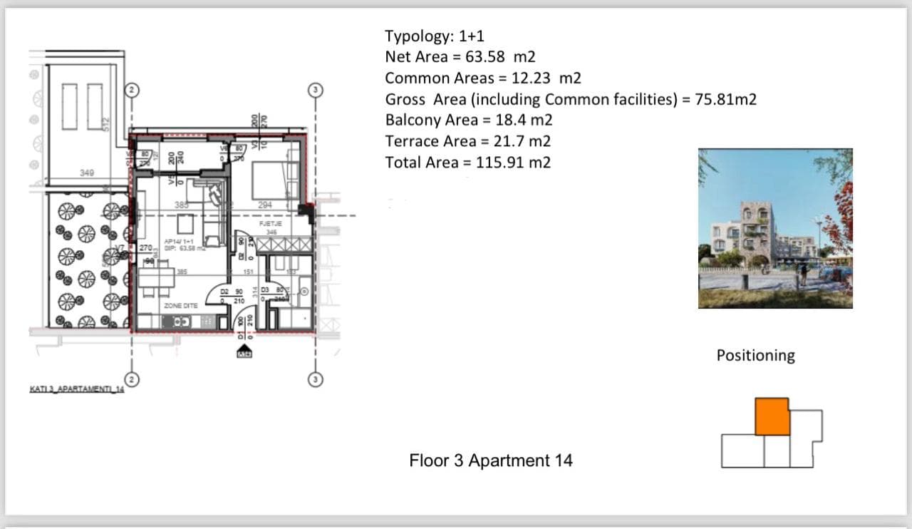 APARTAMENT 1+1 NE REZIDENCËN “KAMARÉ” – PERLA E RE E RIVIERËS SHQIPTARE & MUNDËSI E SIGURT INVESTIMI 2