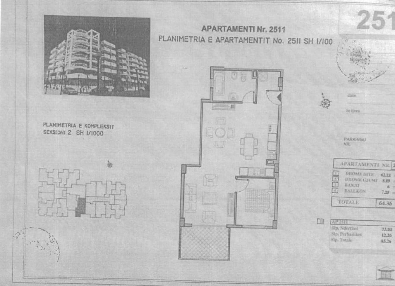 SHITET APARTAMENT 1+1 NE ORIKUM, VLORE 2