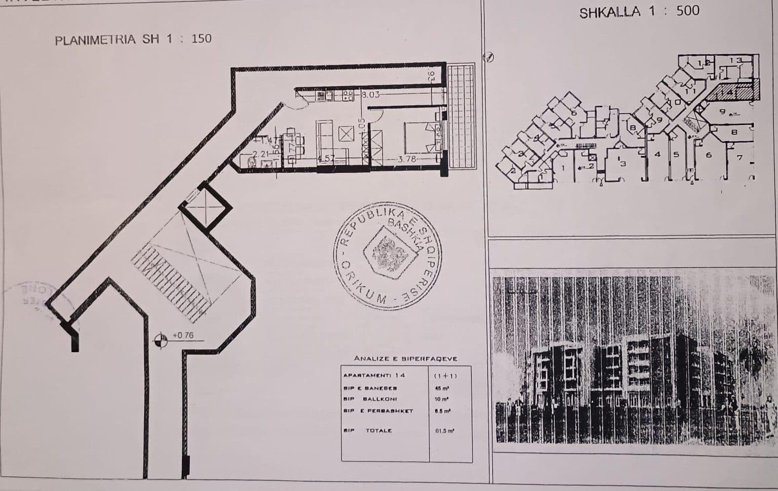 SHITET APARTAMENT 1+1 NE ORIKUM, VLORE 2