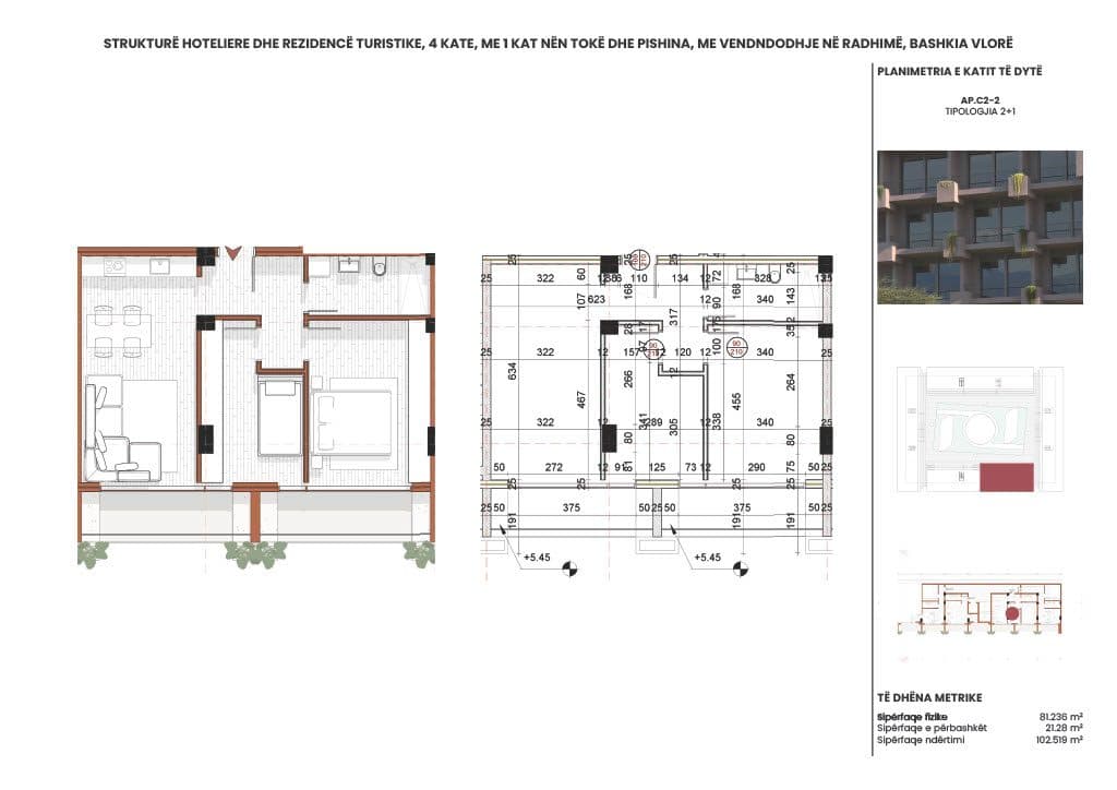 APARTAMENT 2+1 - RADHIMA RING RESIDENCE – KU JETA NGADALËSOHET DHE FILLON QETËSIA 2
