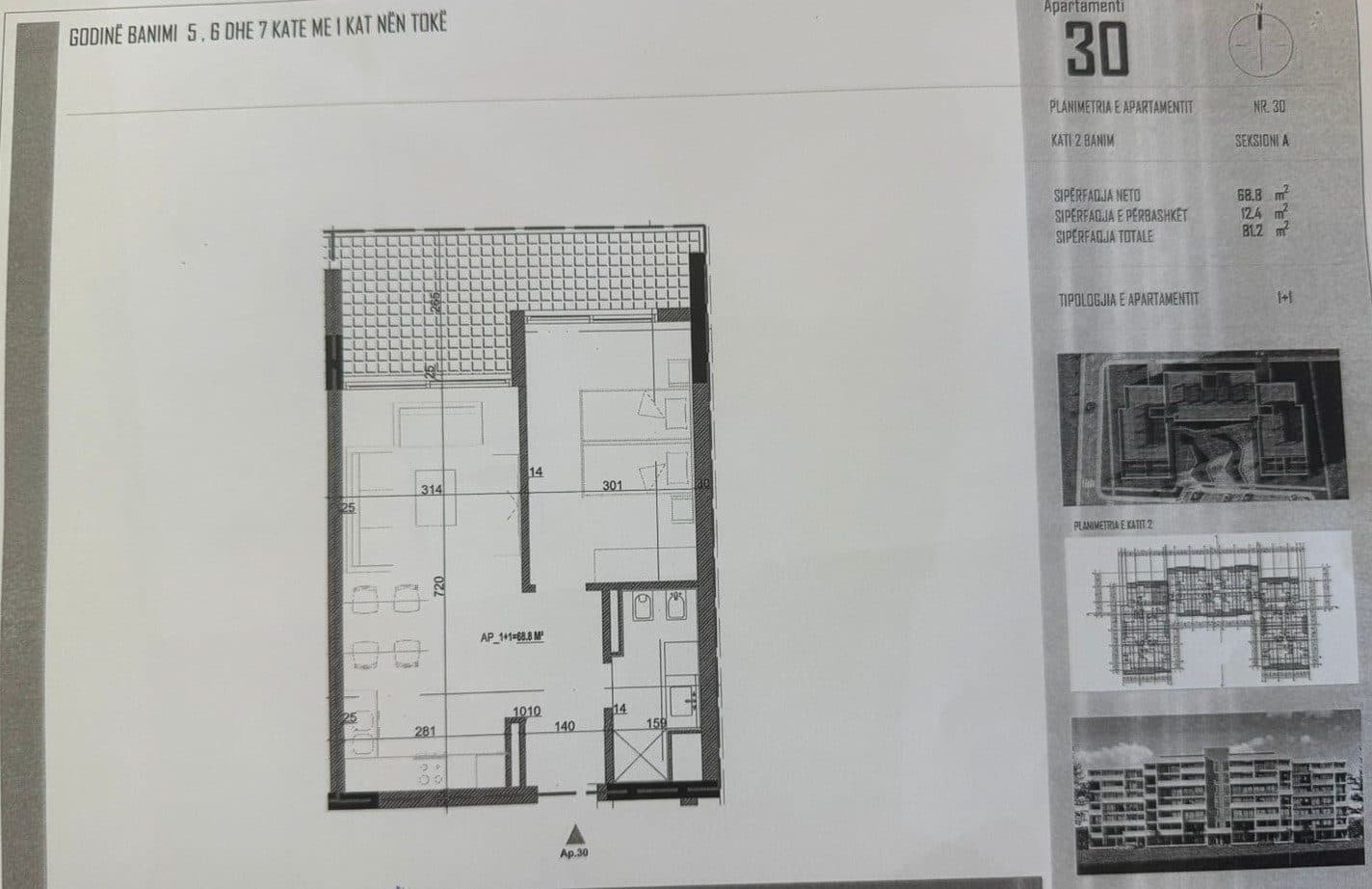 SHITET APARTAMENT- 1350 EURO/M2 NE ORIKUM, VLORE 2