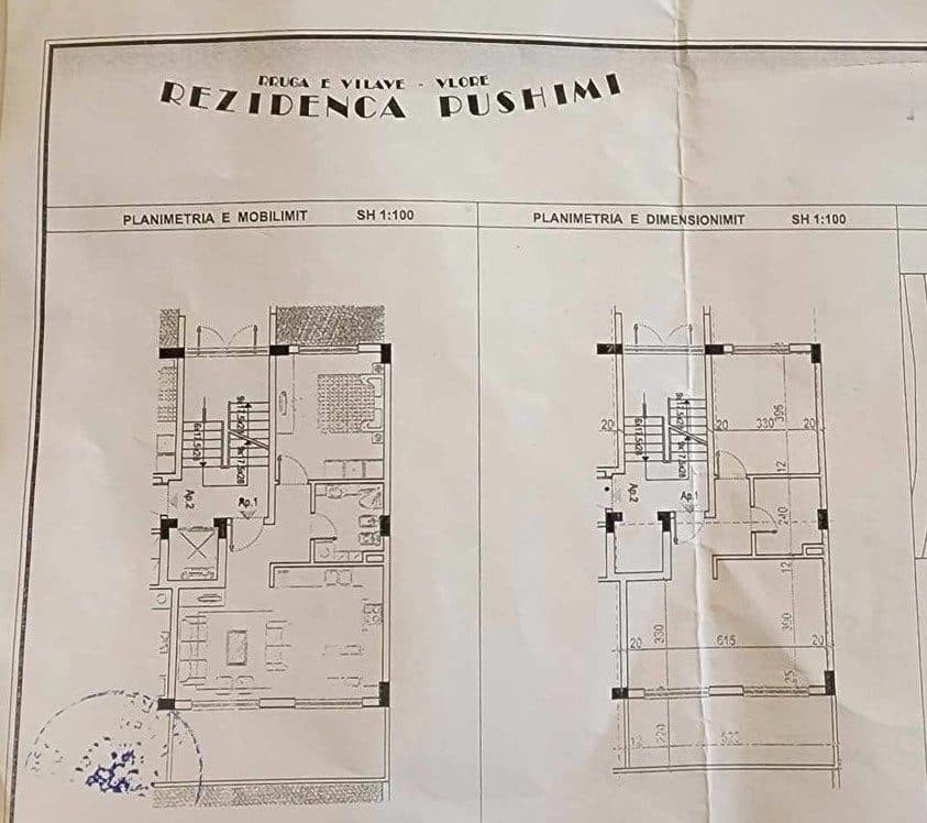 APARTAMENT 1+1 ME PAMJE DETI - UJI I FTOHTË, VLORË 2
