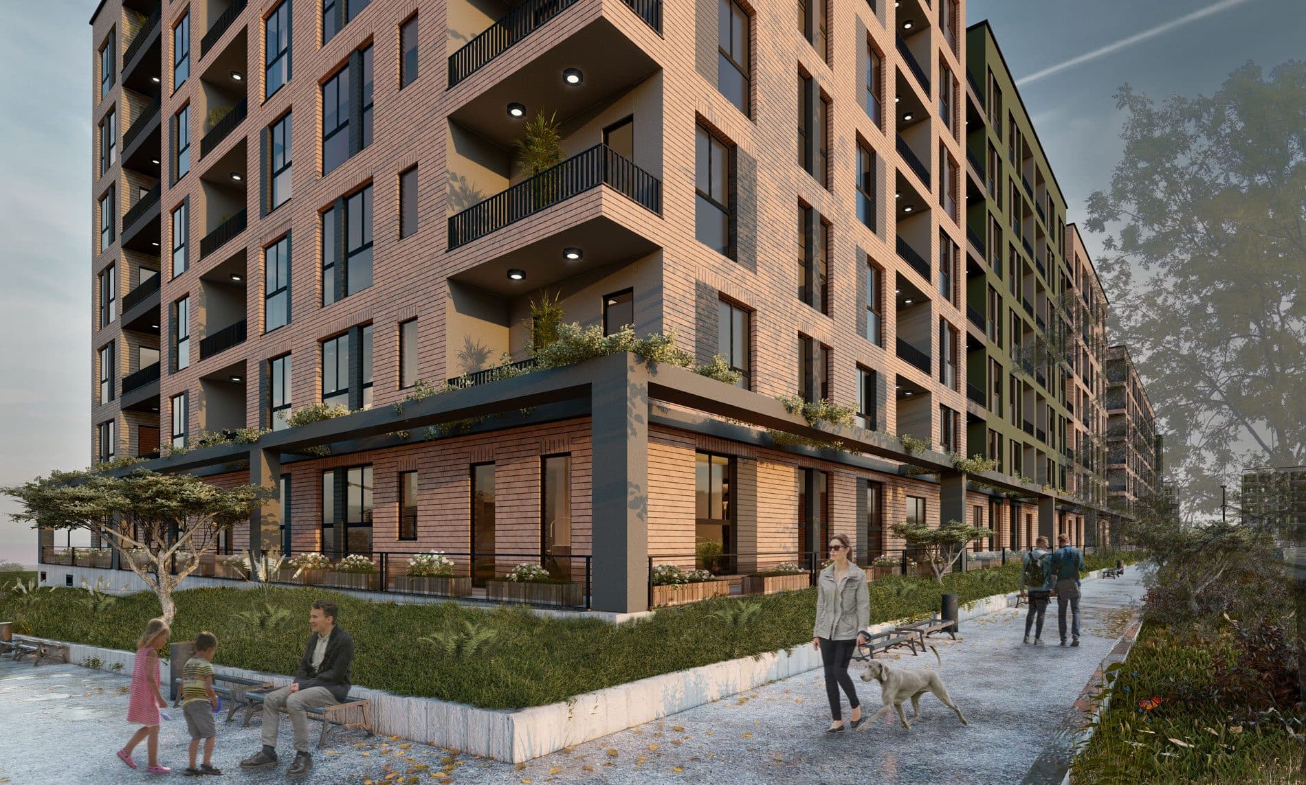 SHITET APARTAMENT 1+1 NE RINGSIDE RESIDENCES, PASKUQAN