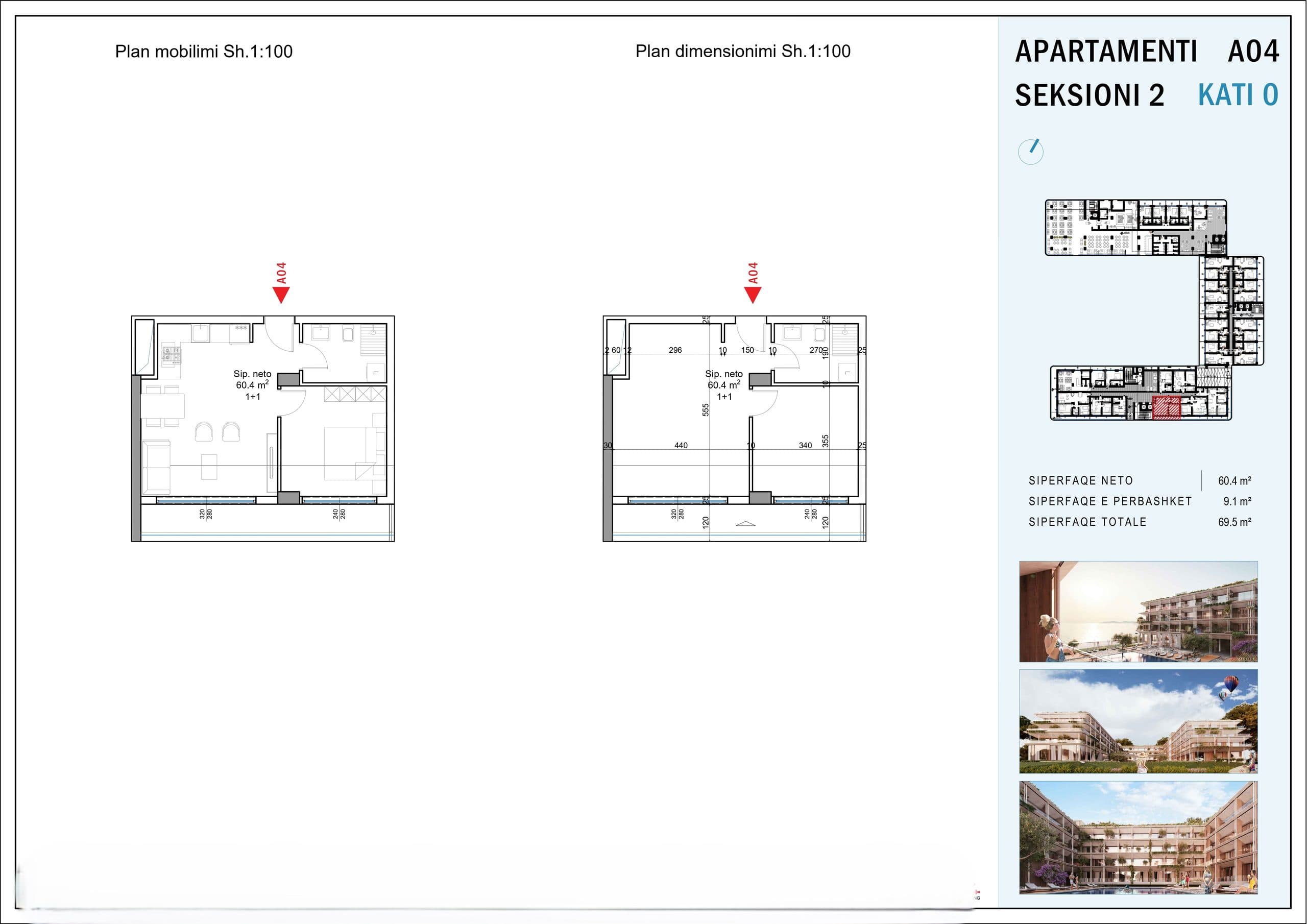 VLORA BAY - DETI NE BALLKONIN TEND
APARTAMENT 1+1 NË SHITJE – RADHIMA 2