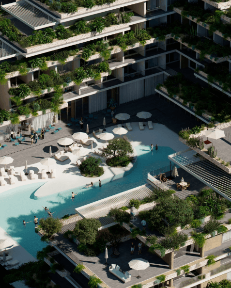 APARTAMENT 2+1+2 NE REZIDENCEN „THE VERDANT TERRACES”, ORIKUM 4