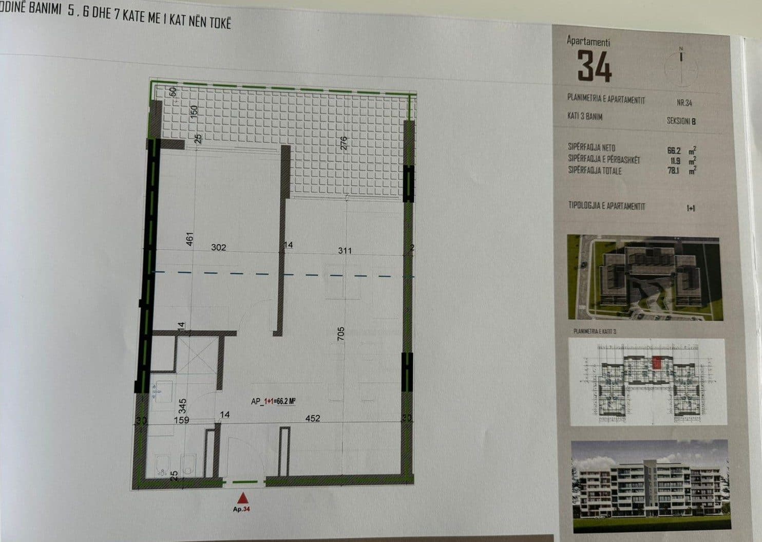 SHITET APARTAMENT 1+1 NE ORIKUM, VLORE 2