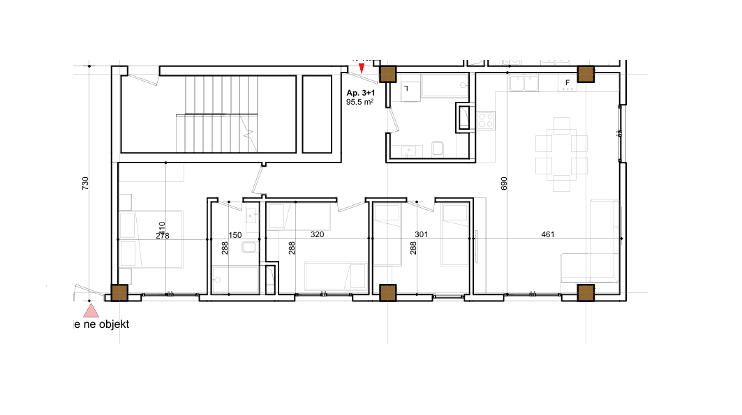 APARTAMENT 3+1+2 NE REZIDENCË TË RE PRANË KOPSHTIT ZOOLOGJIK – HARMONI MES GJELBËRIMIT DHE JETËS URBANE 2