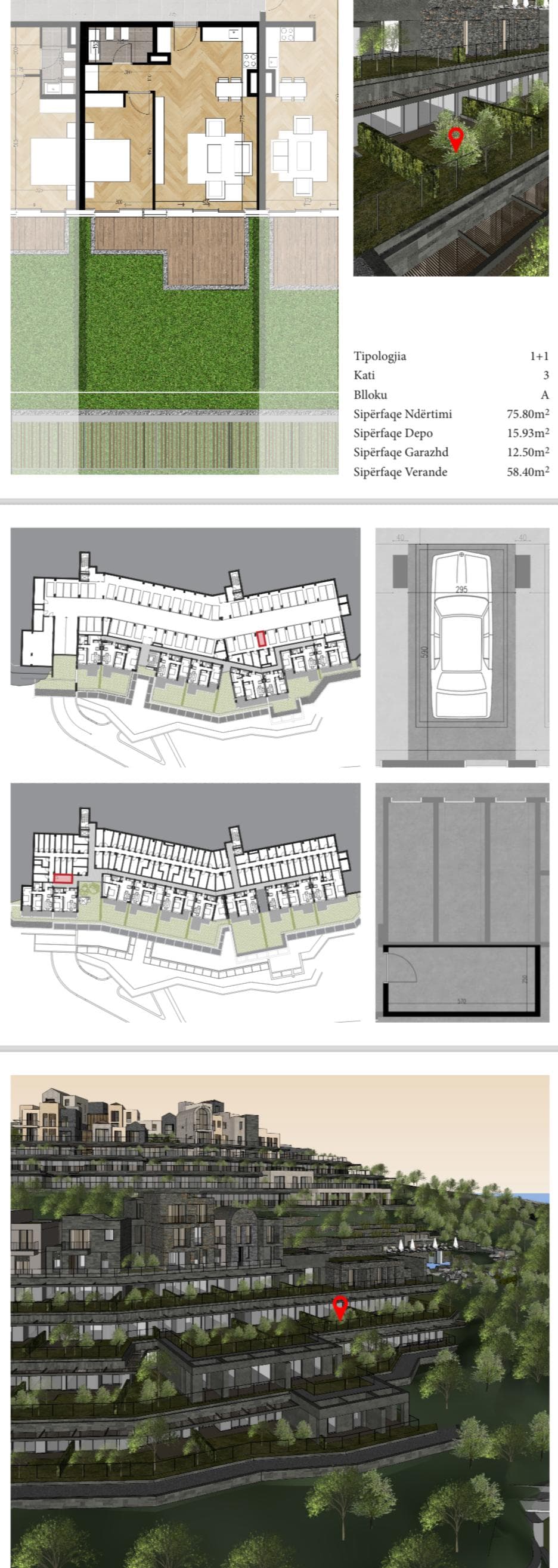 APARTAMENT 1+1 NE GREEN COAST VILLAGE 2