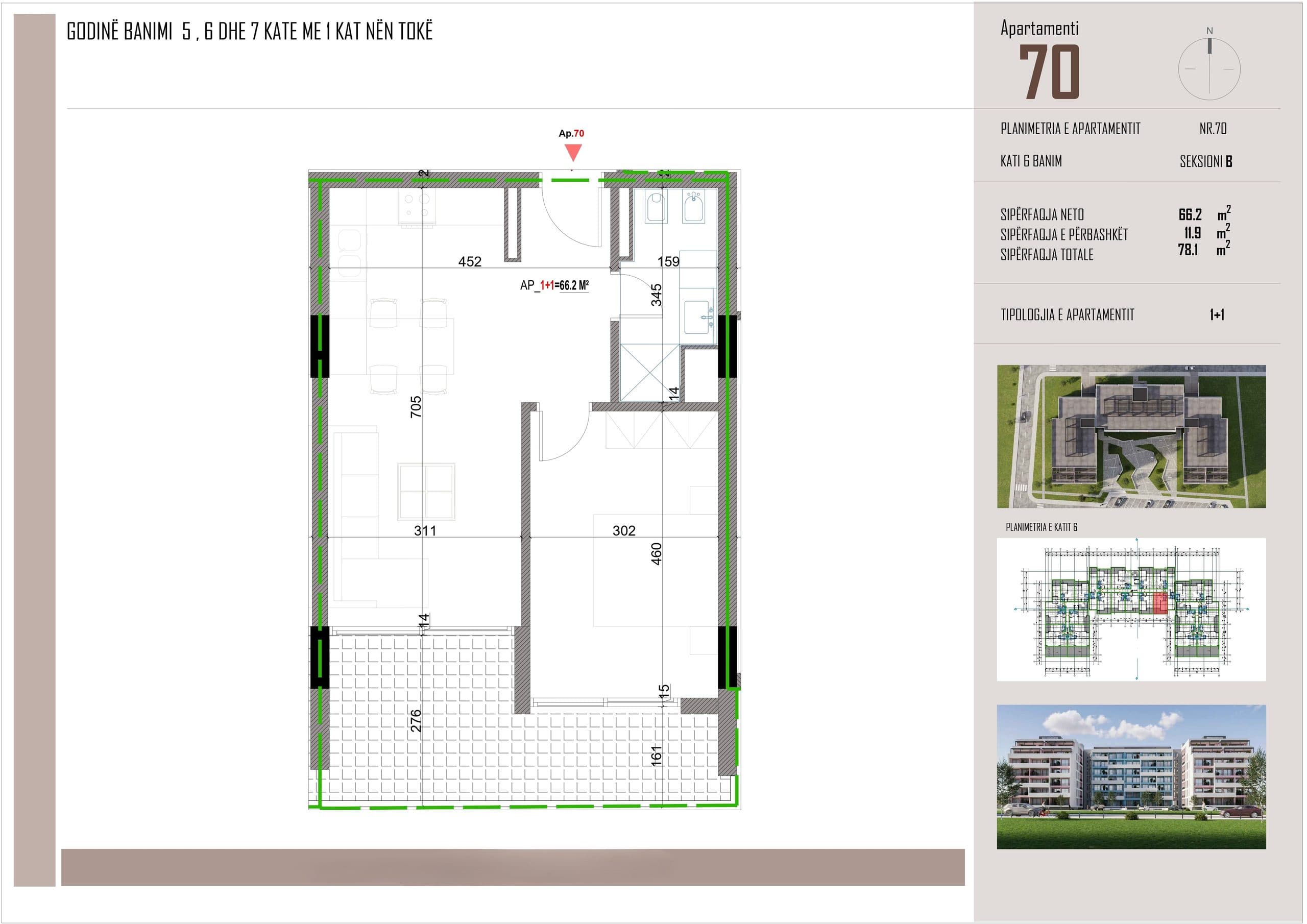 SHITET APARTAMENT 1+1 NE ORIKUM 5, VLORE 2