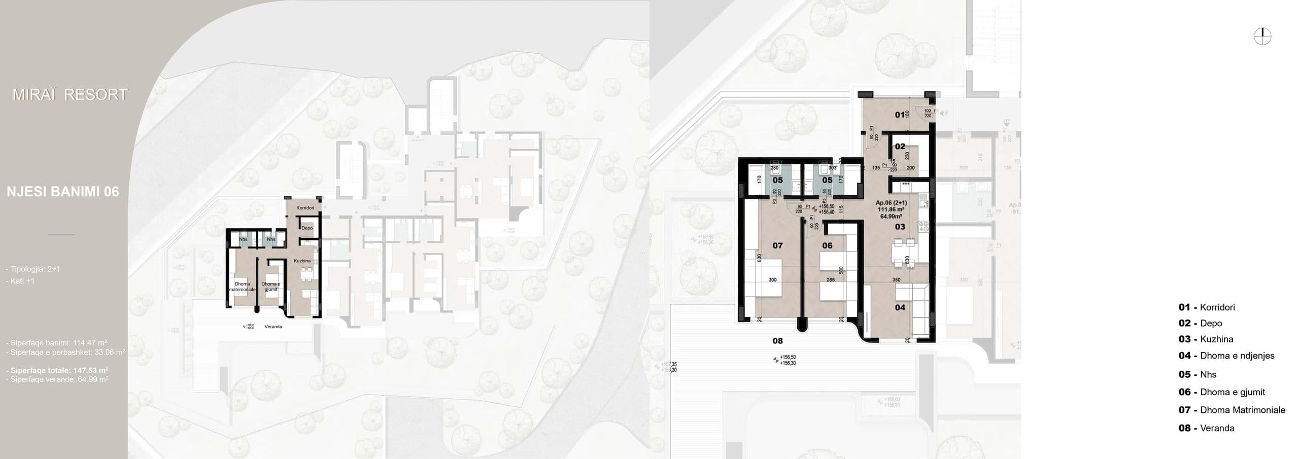 APARTAMENT 2+1+2 NE GREEN COAST VILLAGE 2