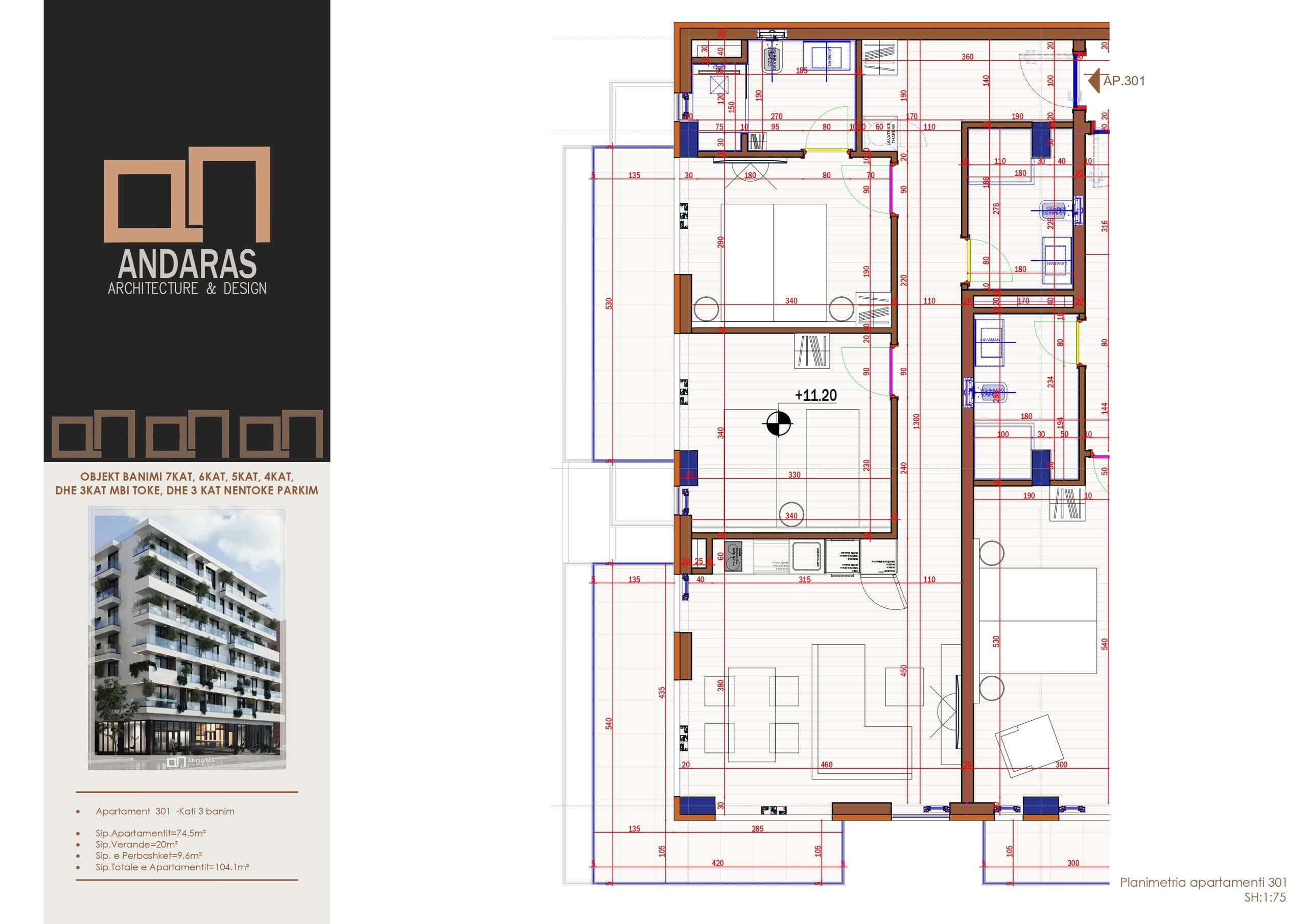 SHITET APARTAMENT 2+1 NE REZIDENCE NE SARANDE 2