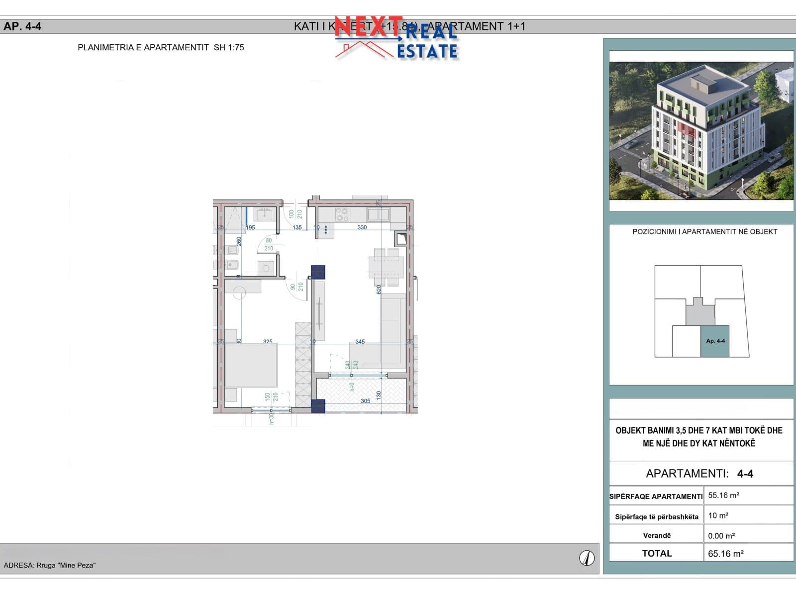 SHITET APARTAMENT 1+1 NE NDERTIM NE PASKUQAN, TIRANE 2