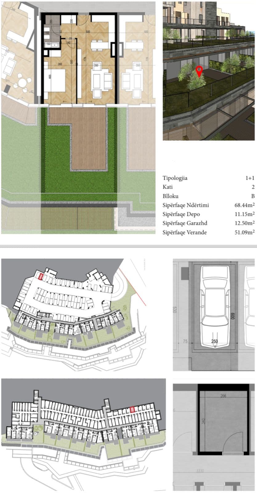APARTAMENT 1+1 NE GREEN COAST VILLAGE 2