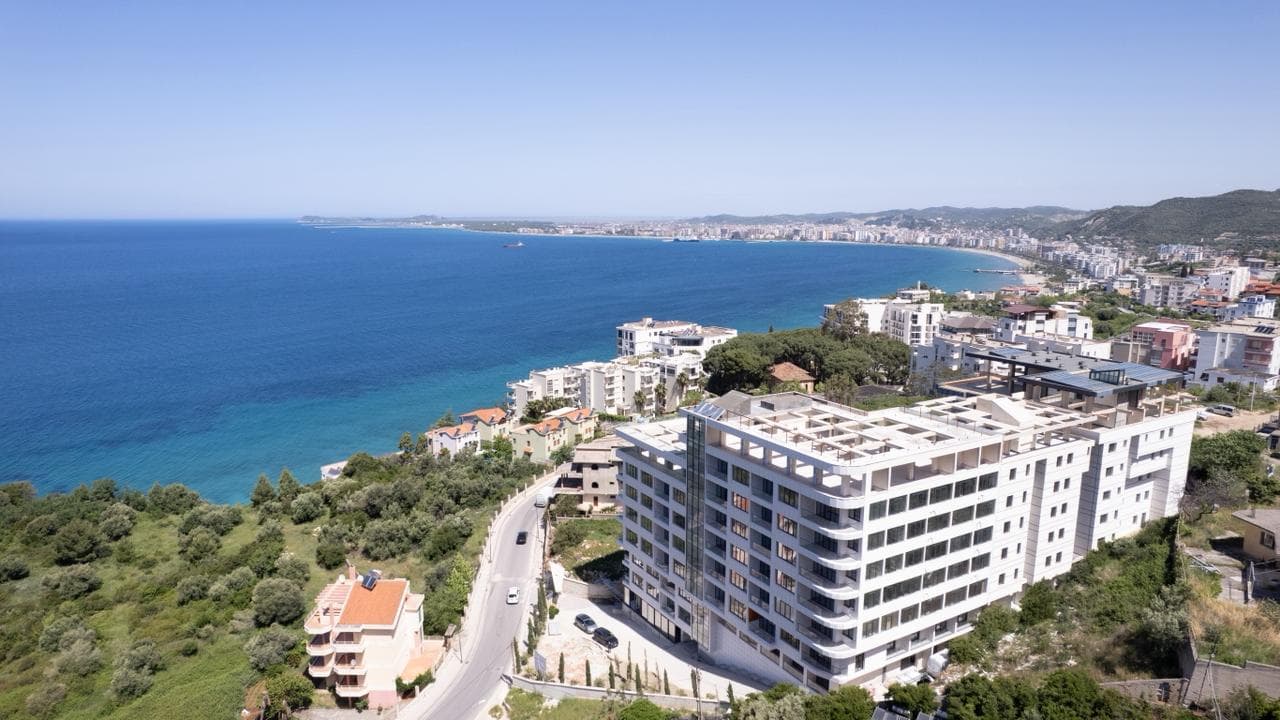 APARTAMENT 1+1 ME PAMJE TË PLOTË DETI – UJË I FTOHTË, VLORË