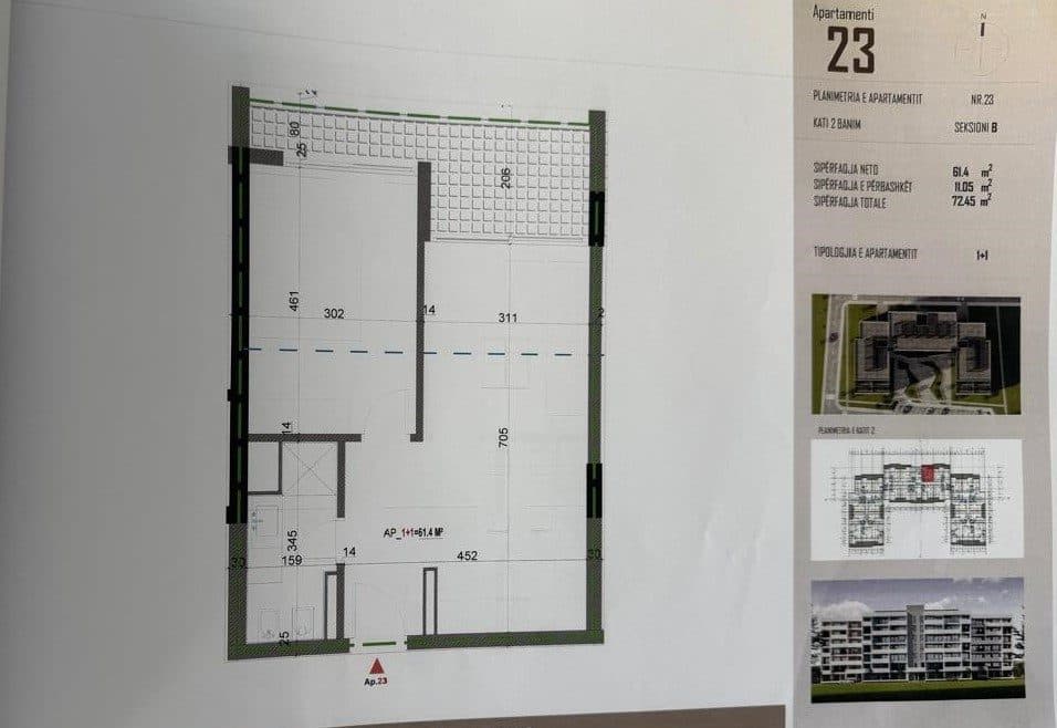 APARTAMENT 1+1 NE NDERTIM NE ORIKUM, VLORE 2