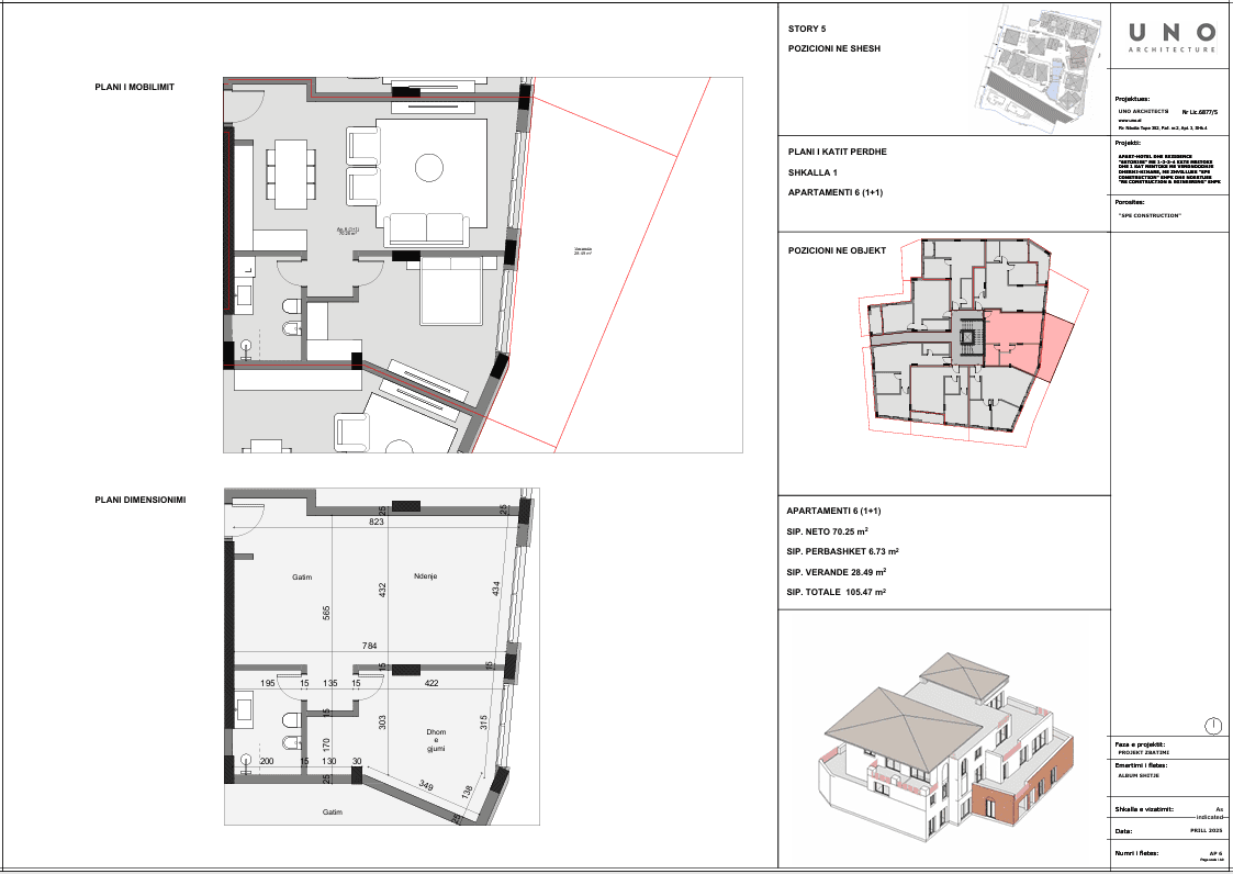 SHITET APARTAMENT 1+1 NË 6STORIES 2