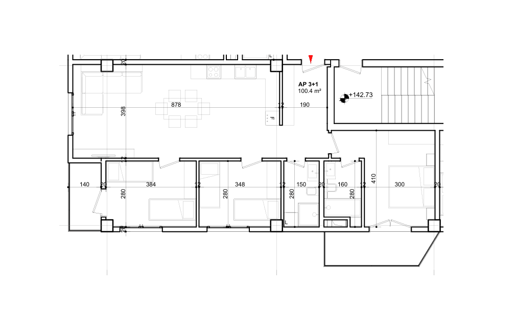 APARTAMENT 3+1+2 NE REZIDENCË TË RE PRANË KOPSHTIT ZOOLOGJIK – HARMONI MES GJELBËRIMIT DHE JETËS URBANE 2