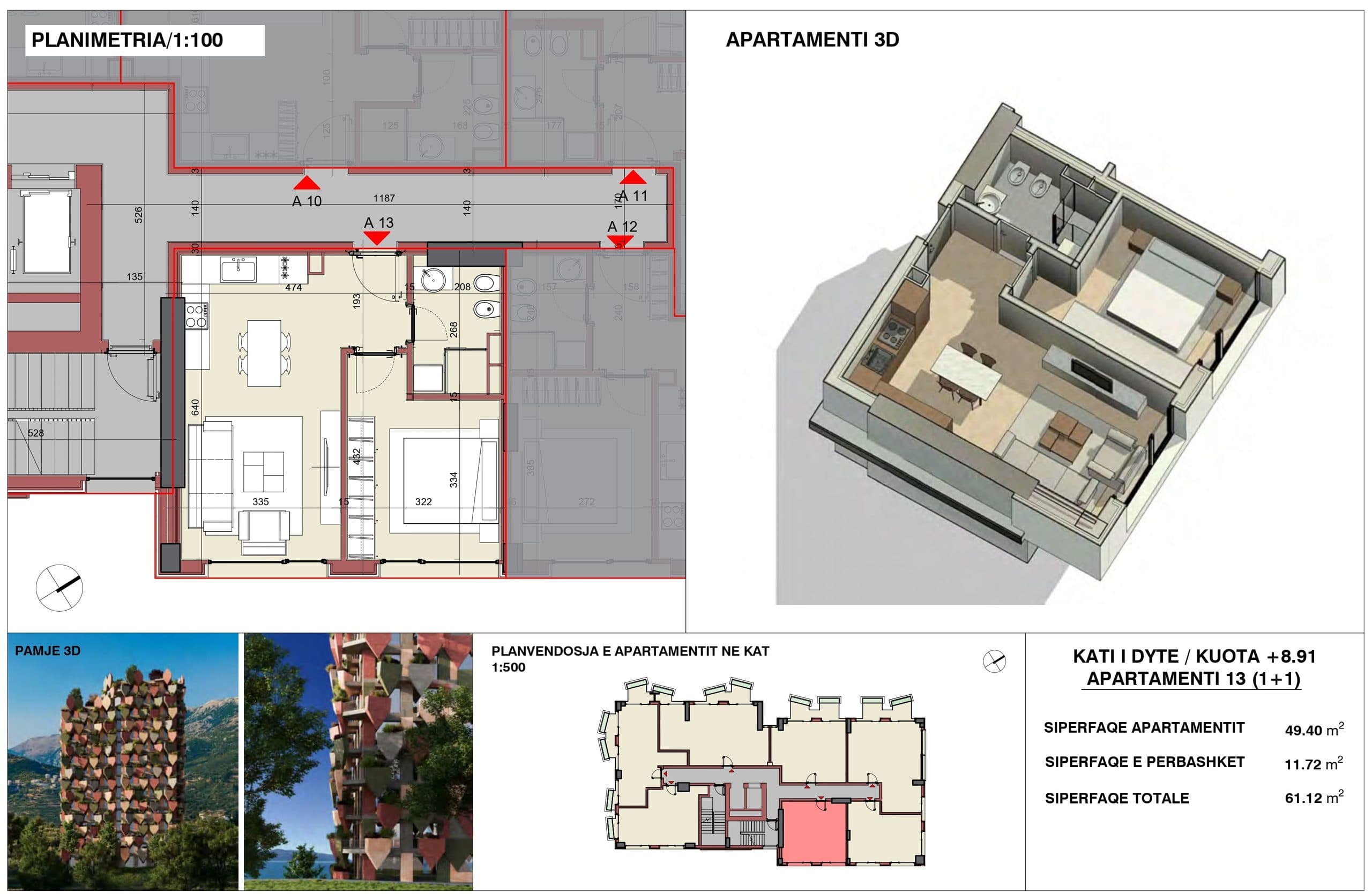 APARTAMENT 1+1 NE REZIDENCEN “THE LEAVES”, VLORE 2