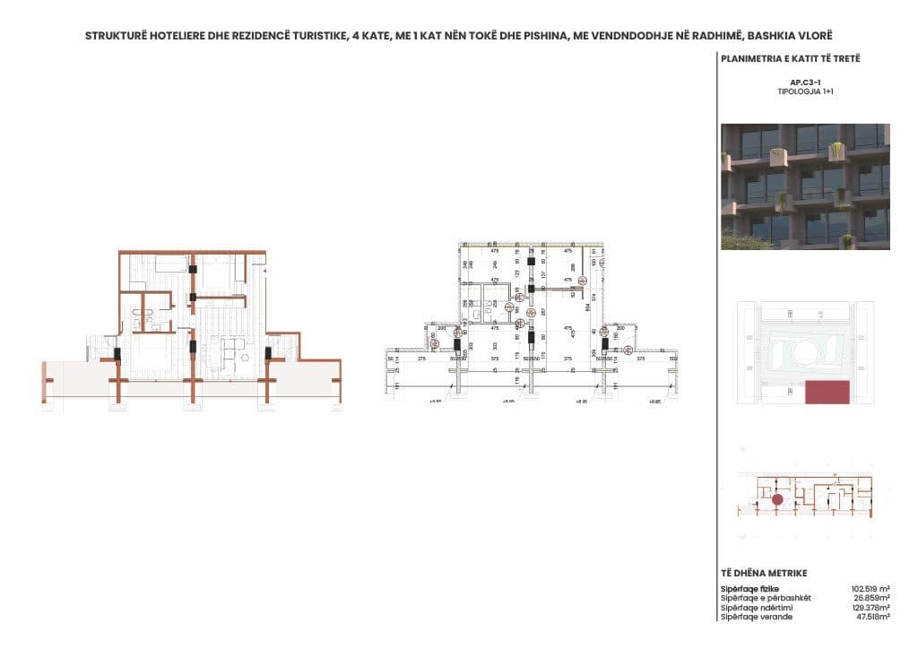 APARTAMENT 2+1+2 - RADHIMA RING RESIDENCE – KU JETA NGADALËSOHET DHE FILLON QETËSIA 2