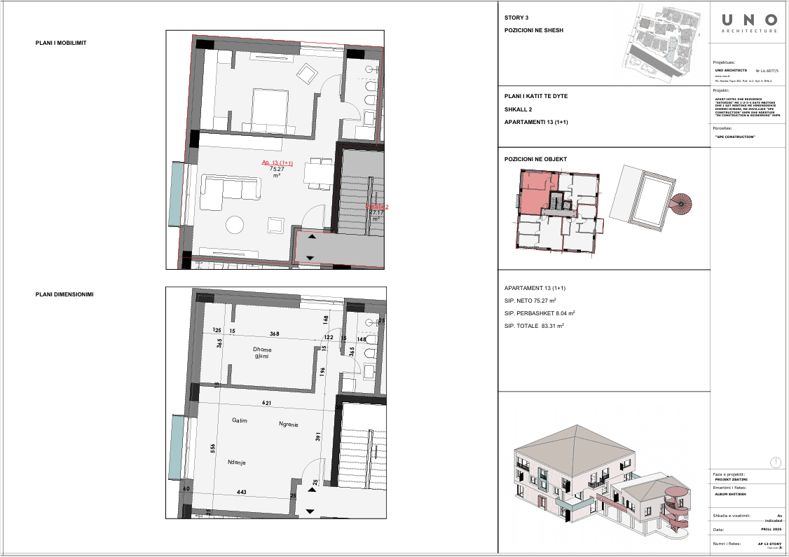 SHITET APARTAMENT 1+1 NË 6STORIES 2