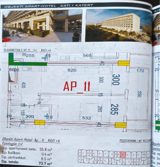 APARTAMENT 1+1 NE KOMPLEKSIN “VIENA”, GOLEM 2
