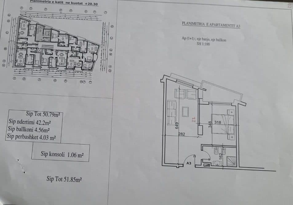 SHITET APARTAMENT 1+1 NE QENDER, VLORE 2