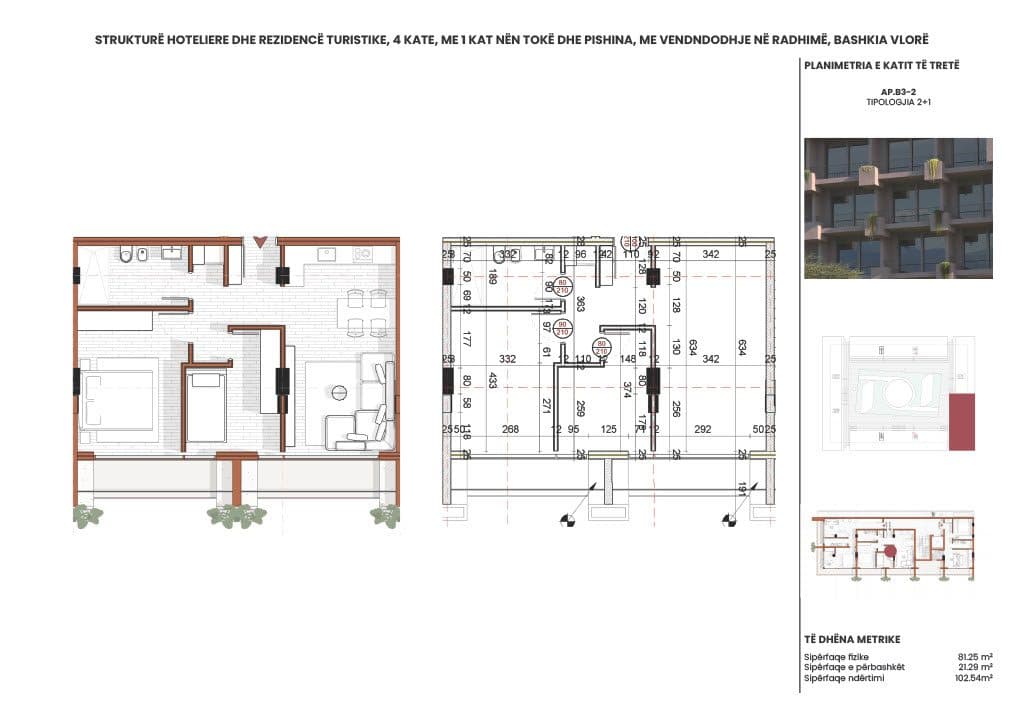 APARTAMENT 2+1 - RADHIMA RING RESIDENCE – KU JETA NGADALËSOHET DHE FILLON QETËSIA 2