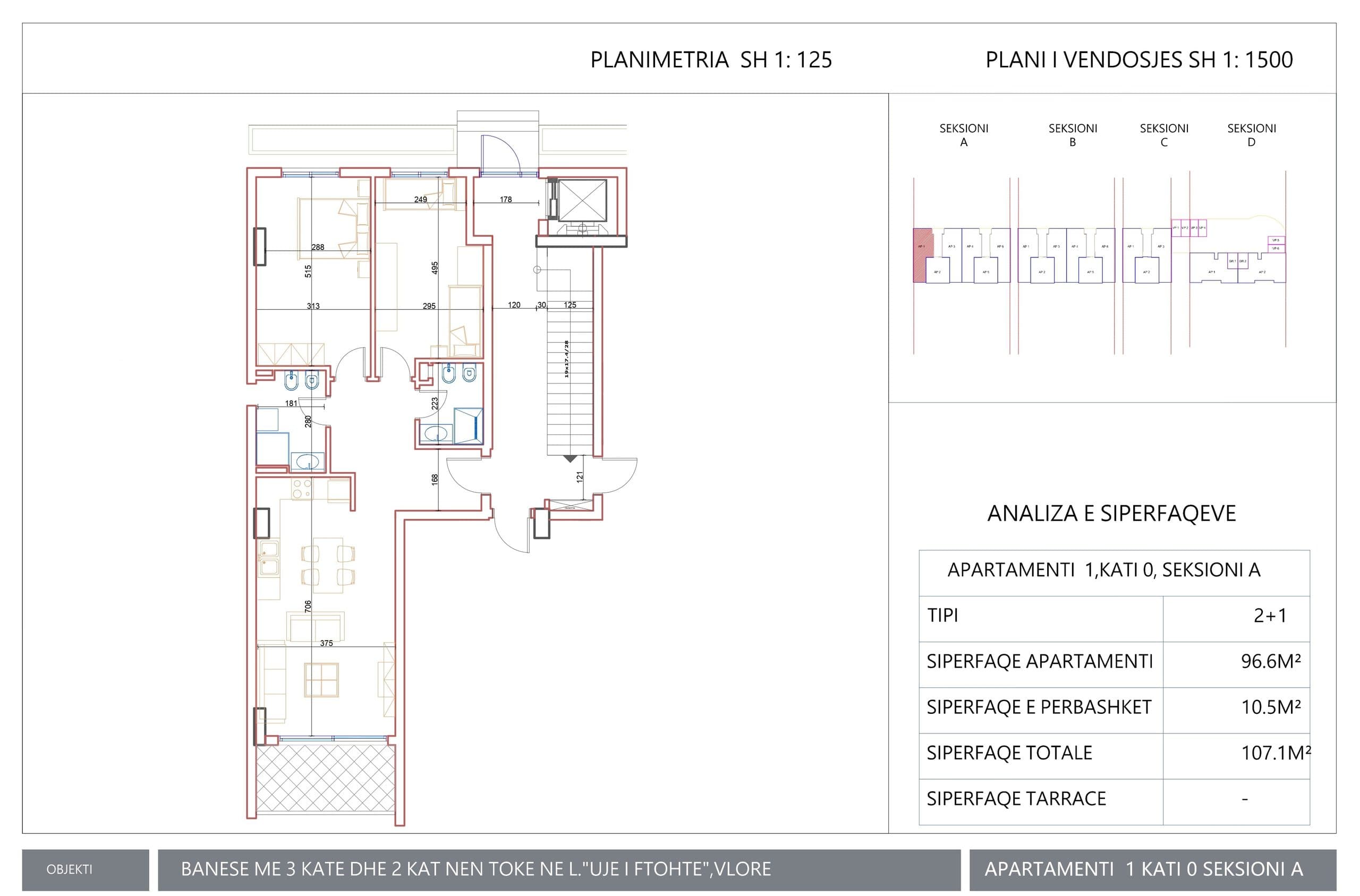 SHITET APARTAMENT 2+1+2 NE REZIDENCEN “SOL”, VLORE 2