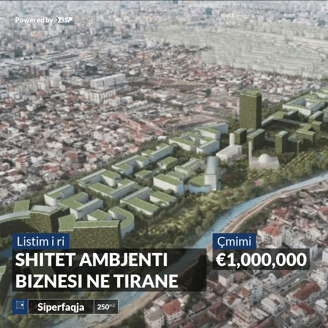 SHITET AMBJENTI BIZNESI NE TIRANE
