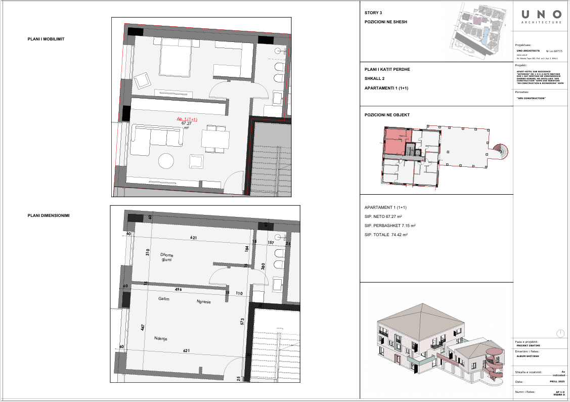 SHITET APARTAMENT 1+1 NË 6STORIES 2