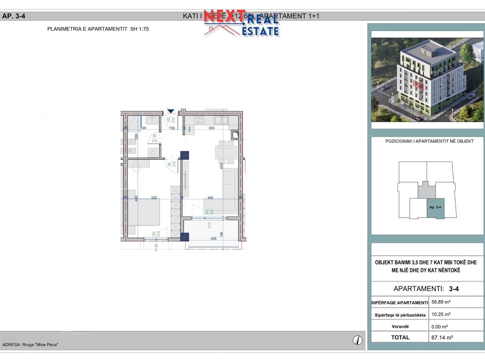 SHITET APARTAMENT 1+1 NE NDERTIM NE PASKUQAN, TIRANE 2
