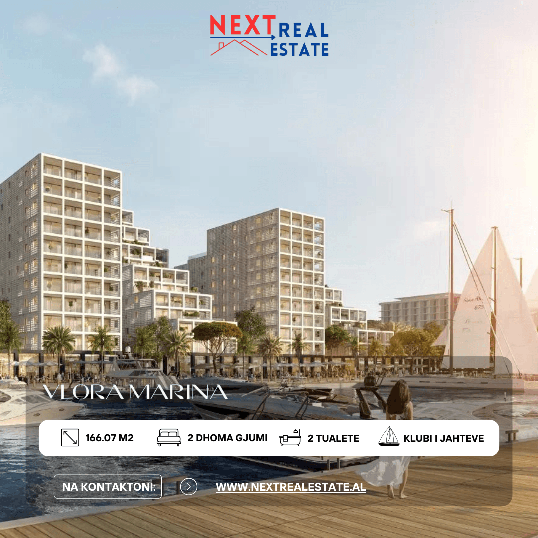 SHITET APARTAMENT 2+1 TEK “VLORA MARINA”