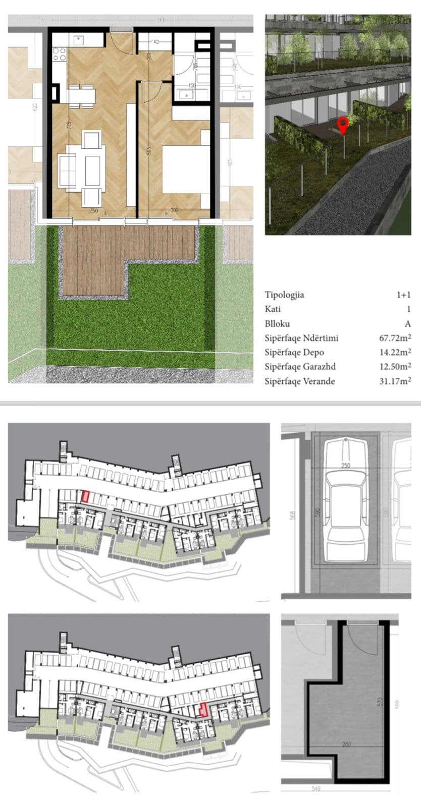 APARTAMENT 1+1 NE GREEN COAST VILLAGE 2