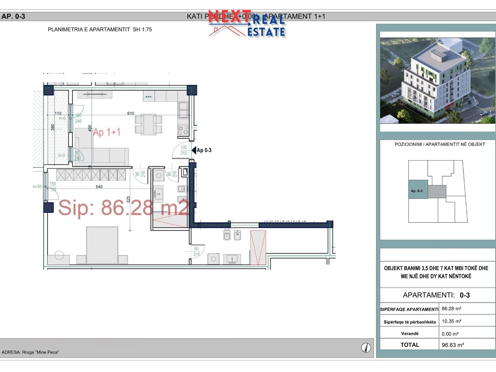 SHITET APARTAMENT 1+1 NE NDERTIM NE PASKUQAN, TIRANE 2