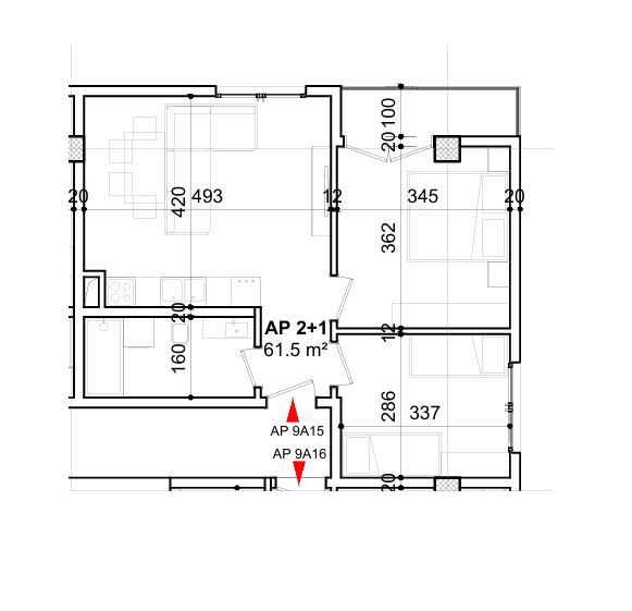 APARTAMENT 2+1 NE REZIDENCË TË RE PRANË KOPSHTIT ZOOLOGJIK – HARMONI MES GJELBËRIMIT DHE JETËS URBANE 2