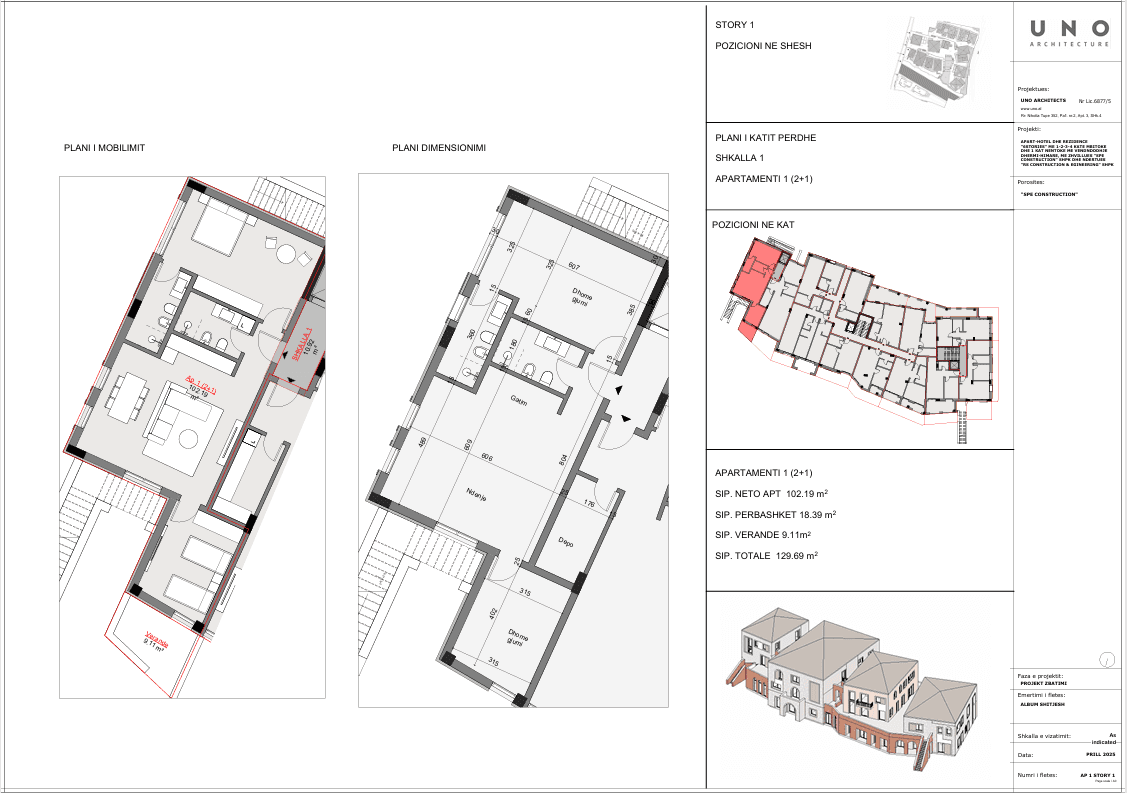 SHITET APARTAMENT 2+1+2 ME PAMJE DETI NË 6STORIES
Zbuloni Thelbin e Jetesës Luksoze në Dhërmi! 2